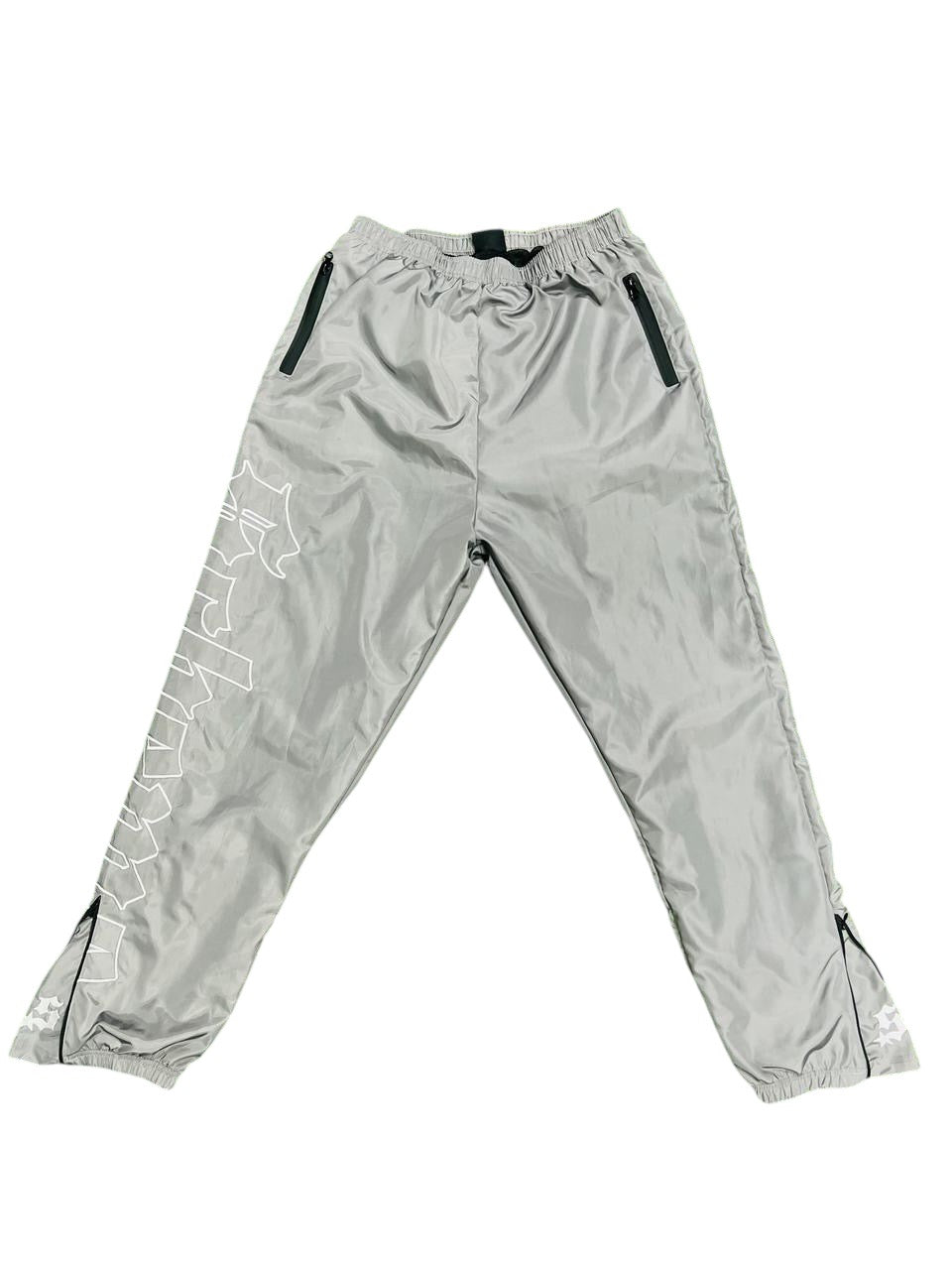 Tilted Nylon Trackpants - Gray