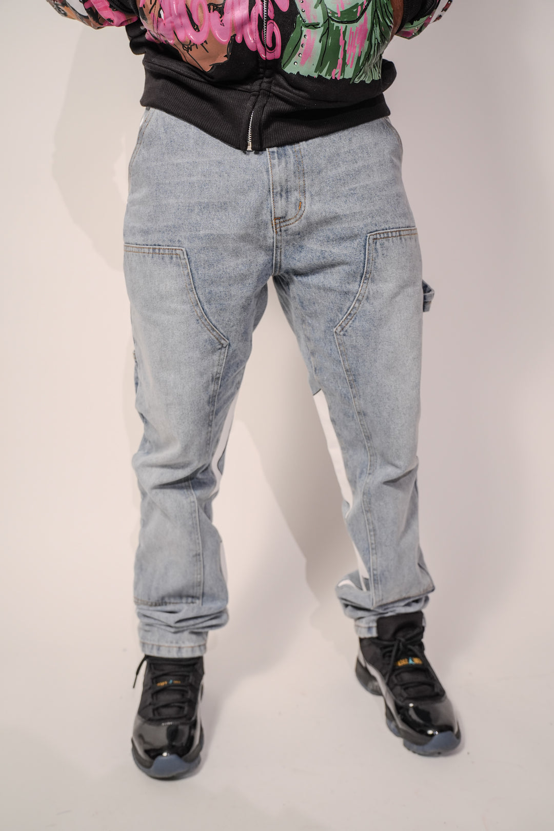 Signature Star Fitted Carpenter Jeans - Blue