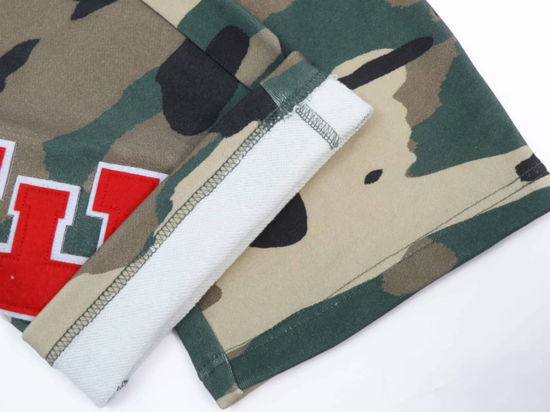 Varsity Patch Sweatpants - Green Camo