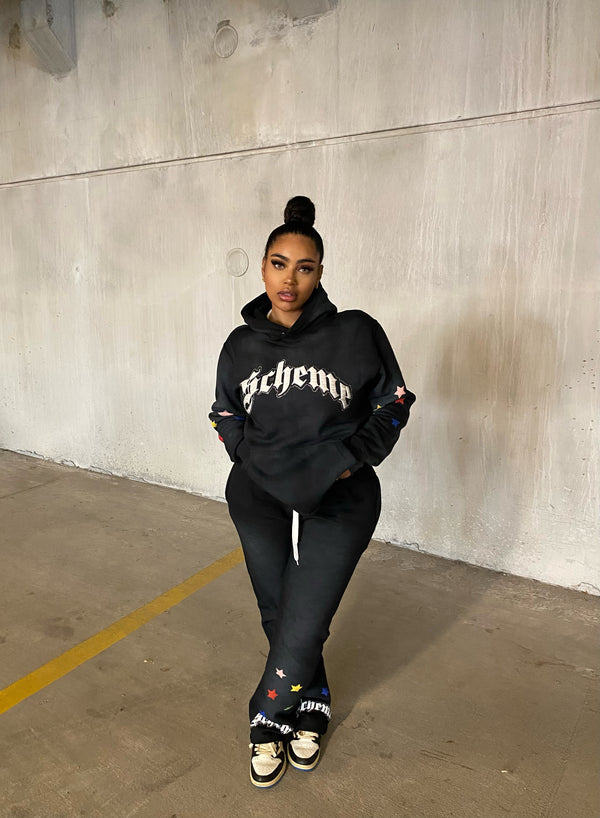 Rhinestone Star Puff Sweatsuit