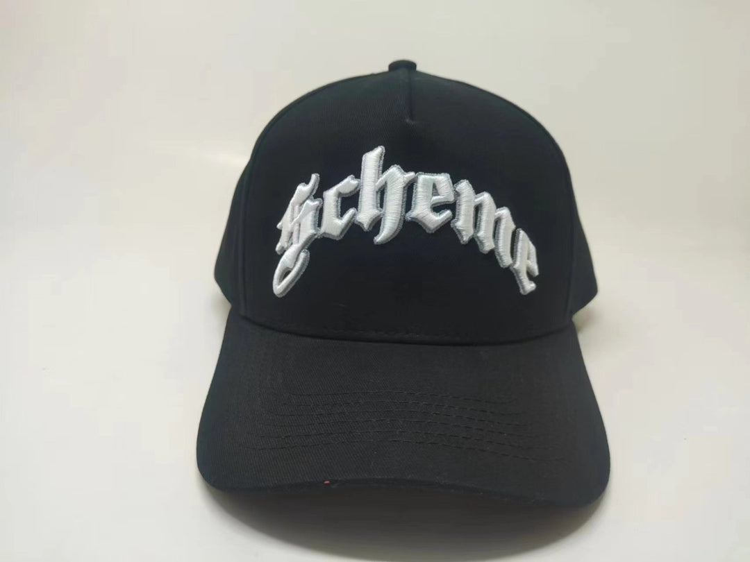 "Scheme" Logo Trucker Hat - Black