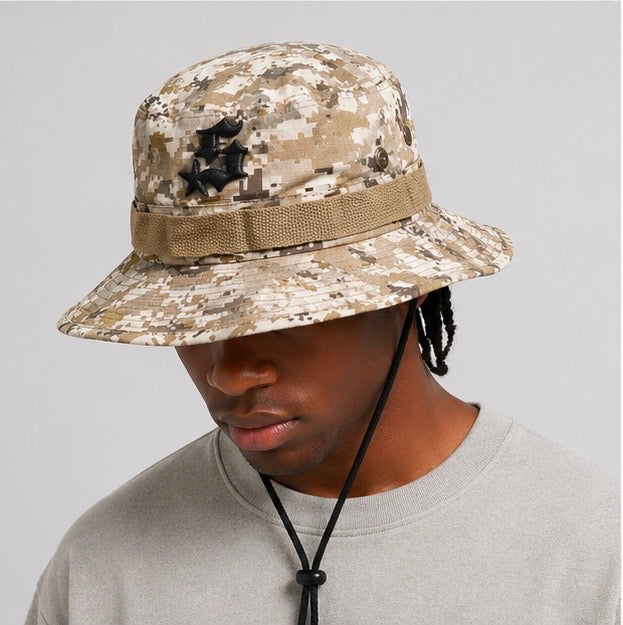 Star Bucket Hat - Digital Desert Camo