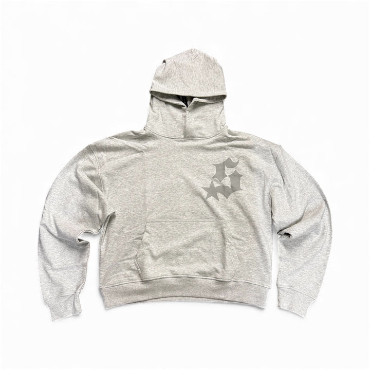 Varsity Patch Hoodie  - Gray