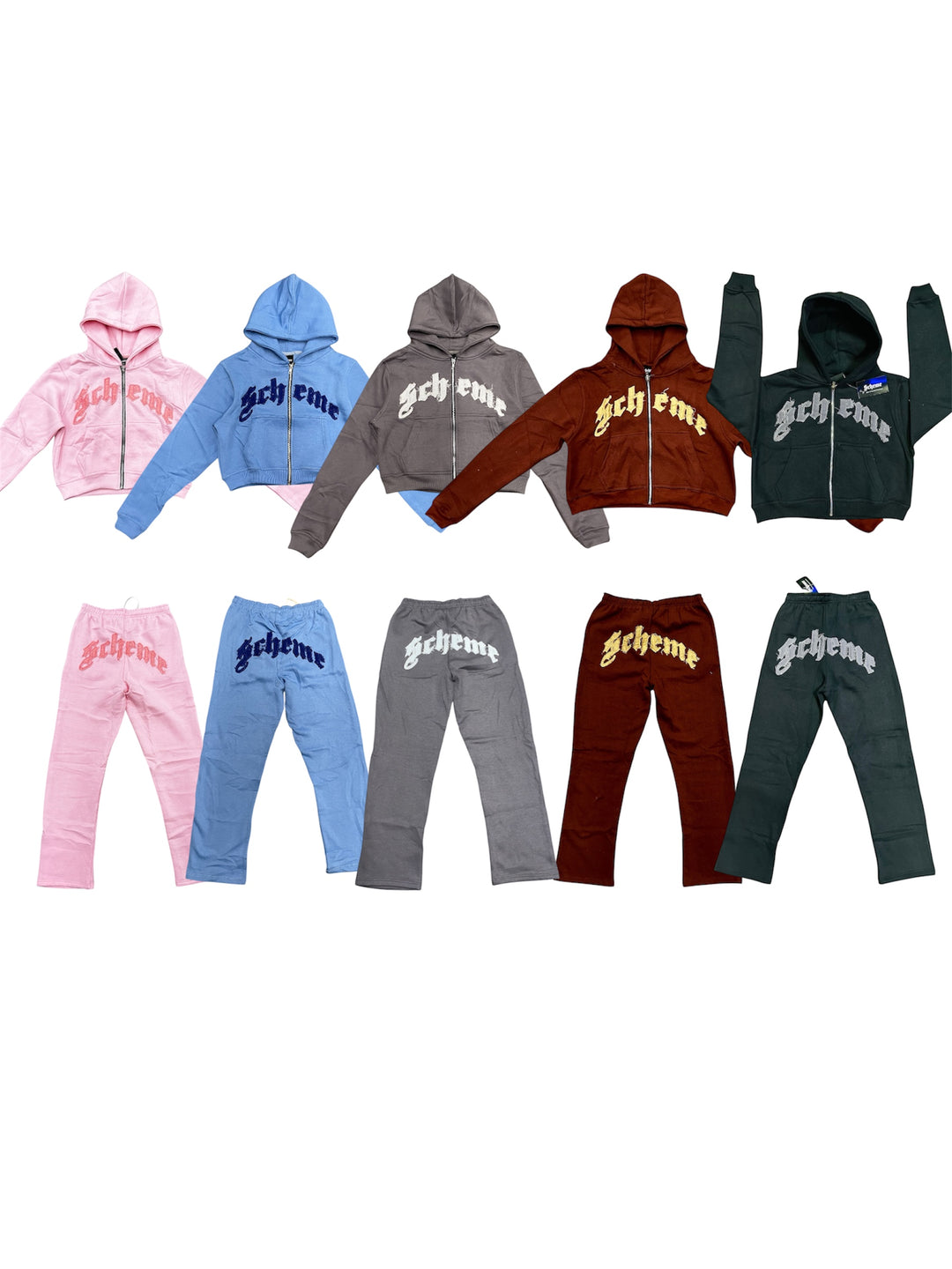 Chándal corto de mujer desgastado