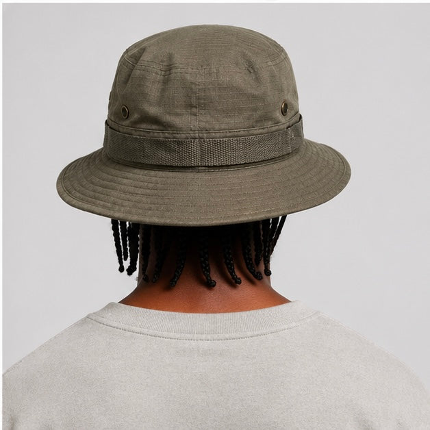 Sombrero de pescador Star - Verde oliva