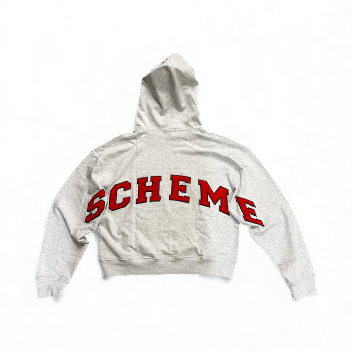 Varsity Patch Hoodie  - Gray