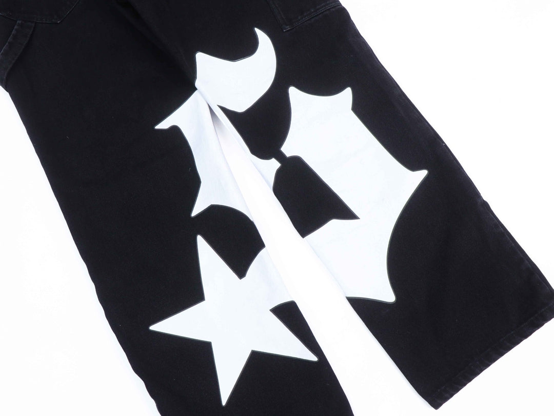 Signature Star Fitted Carpenter Jeans - Black