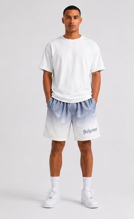 Pantalón corto de malla con camuflaje desértico digital