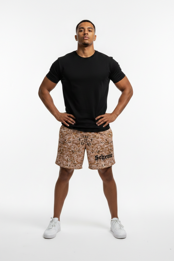 Digital Desert Camo Mesh Short