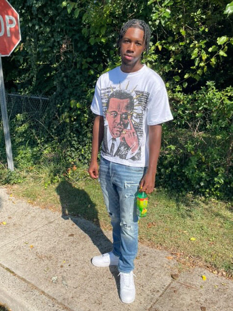 Malcolm X Tee - White