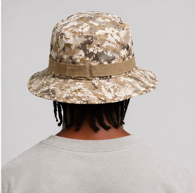 Star Bucket Hat - Digital Desert Camo