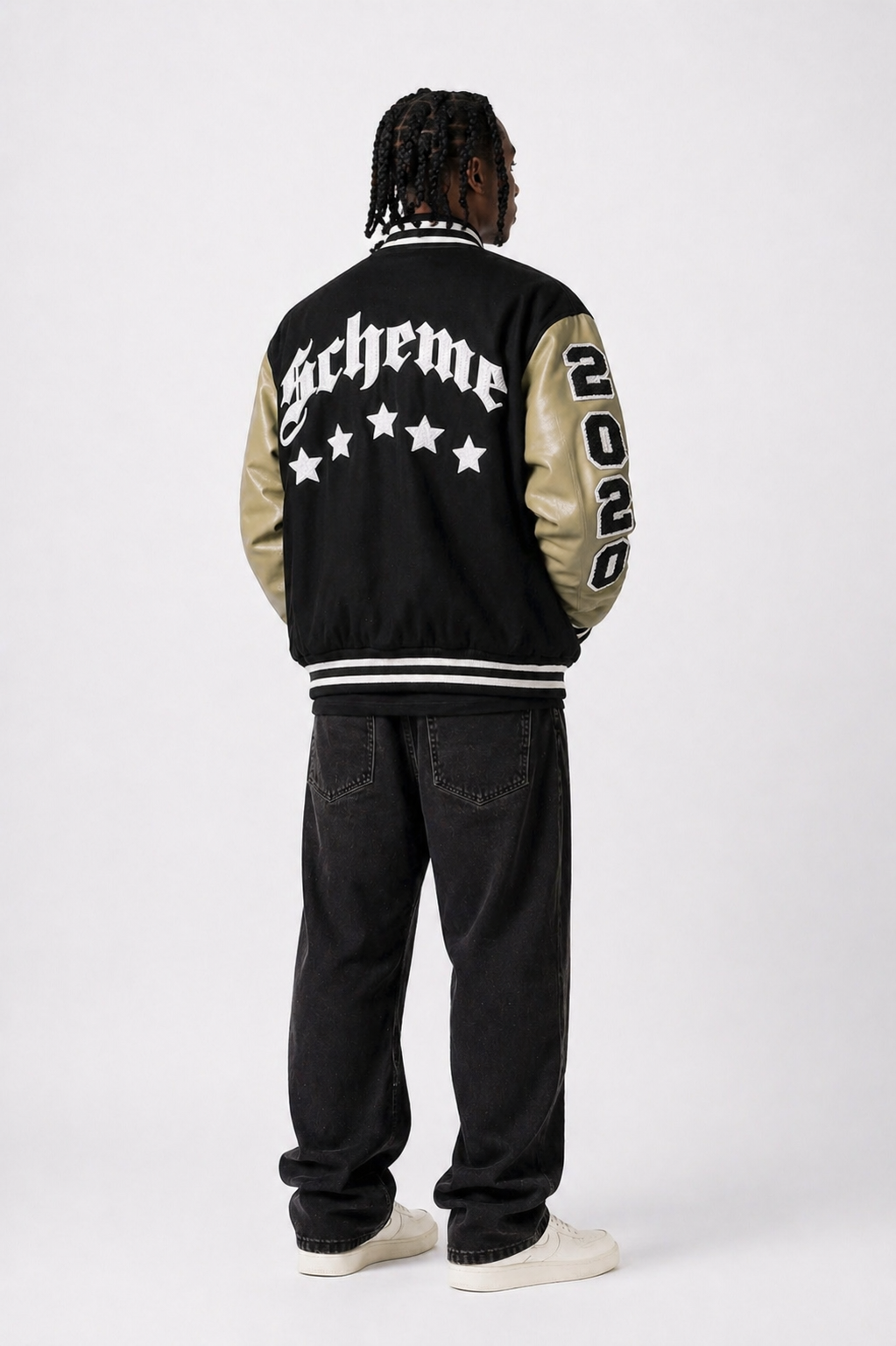 Signature Star Rhinestone Varsity Jacket