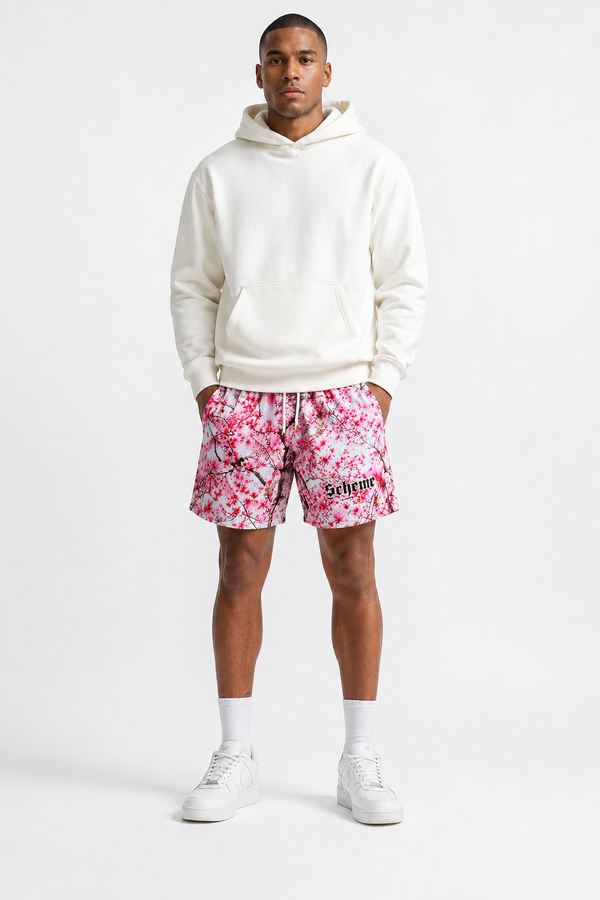 Cherry Blossom Mesh Short