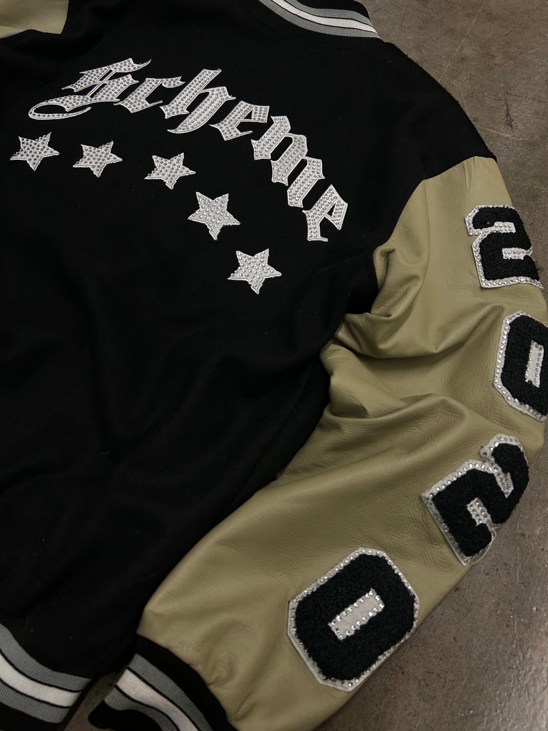 Signature Star Rhinestone Varsity Jacket