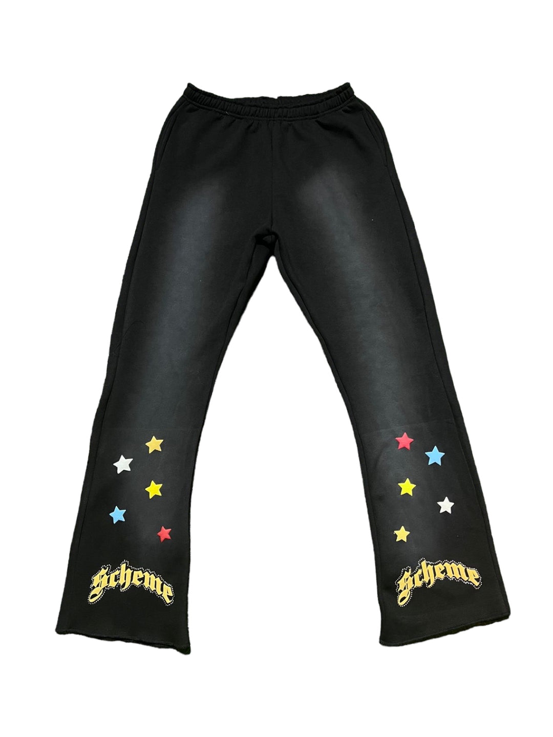 "Scheme" Rhinestone Star Puff - Goldie Flare Sweats - Scheme Wear