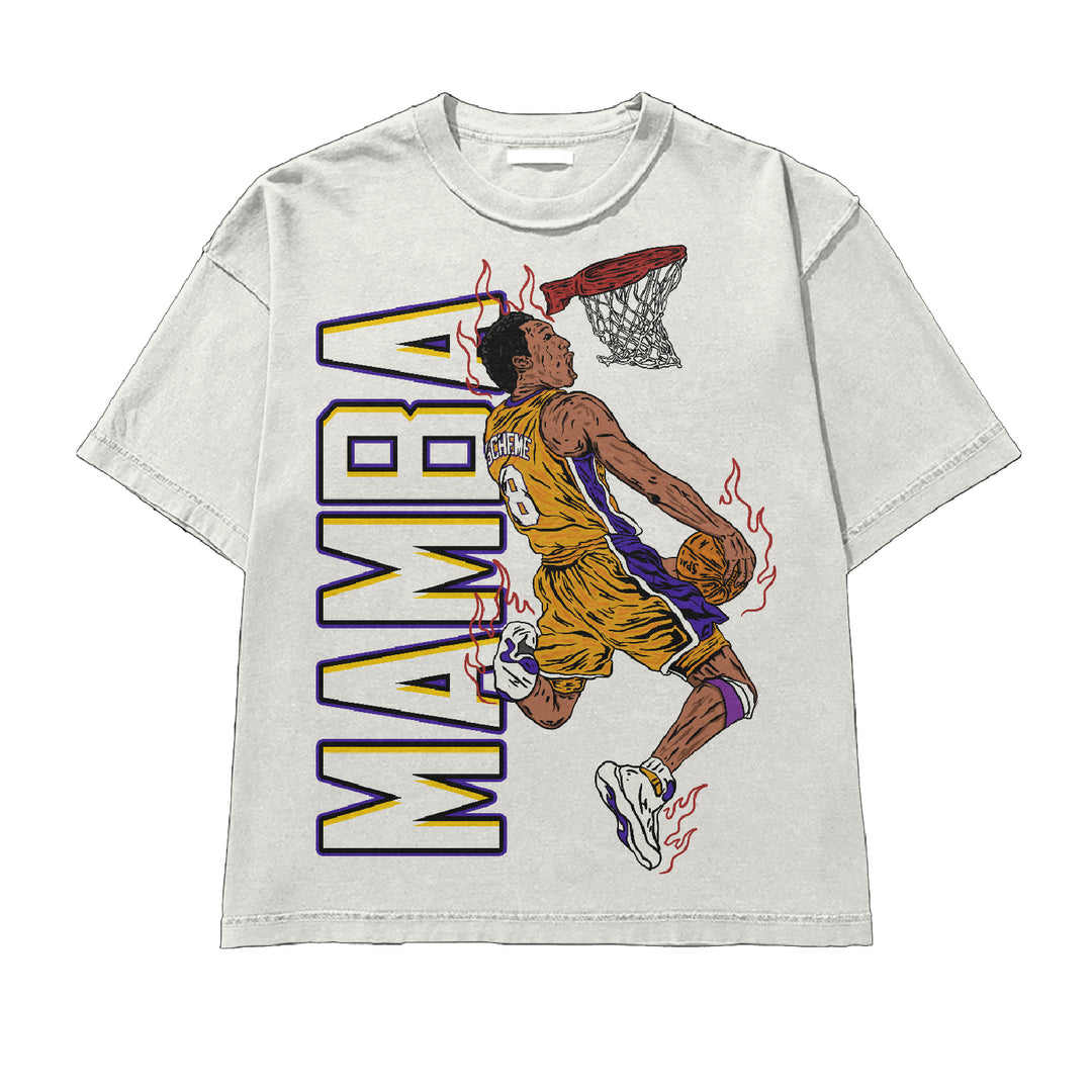 "Scheme" Mamba Tee - White - Scheme Wear