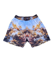 "Scheme" Greek Mesh Shorts - Scheme Wear Shorts "Scheme" Greek Mesh Shorts