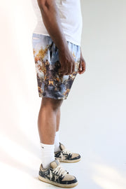 "Scheme" Greek Mesh Shorts - Scheme Wear